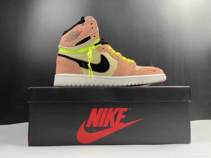 Cheap Jordan Air Peach Switch 1 CW6576-800 High 0709